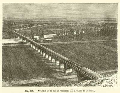 Aquädukt von La Vanne, Überquerung des Yonne-Tals von French School