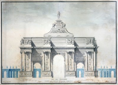 Arc de Triomphe, ca. 1810 von French School