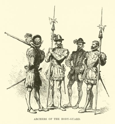 Bogenschützen der Leibgarde von French School