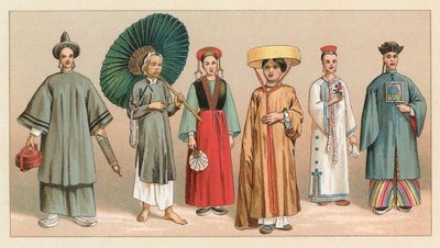 Asiatische Tracht von French School