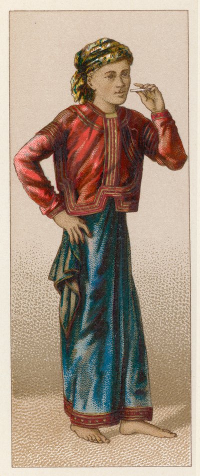 Asien Kostüm von French School