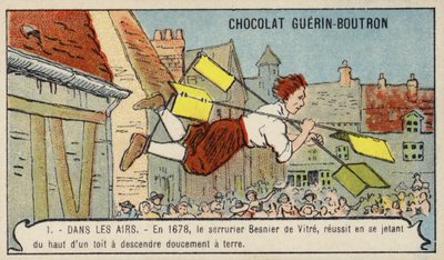 Versuchter Flug des Schlossers Besnier von French School