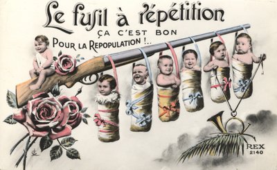 Babys und ein Gewehr von French School