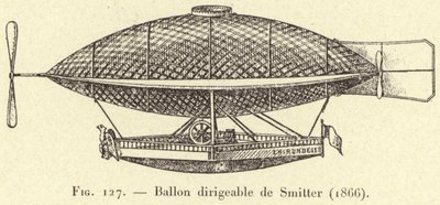 Lenkballon von Smitter (1866) von French School