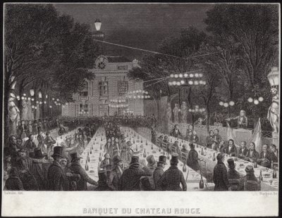 Bankett im Chateau Rouge von French School