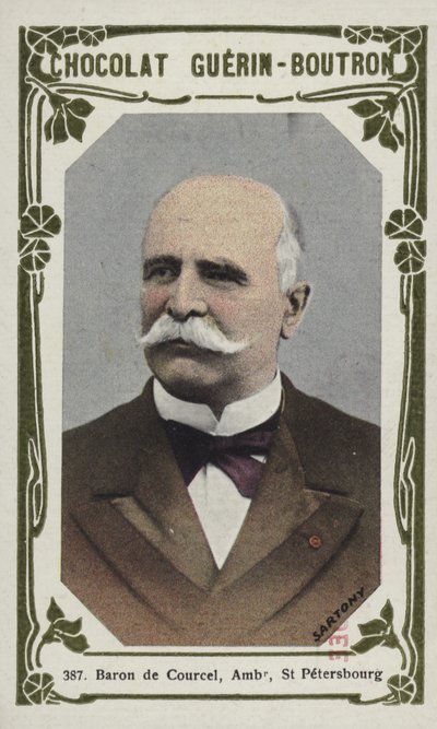 Baron de Courcel, Botschafter, St. Petersburg von French School