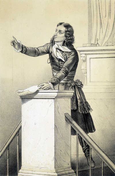 Barrère - in „Galerie historique de la Révolution française“ von Albert Maurin von French School