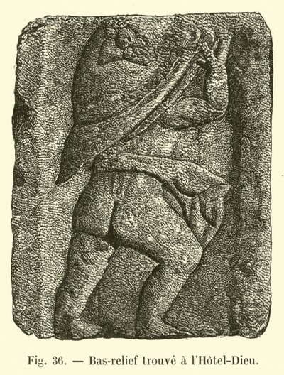 Relief gefunden im Hôtel-Dieu von French School