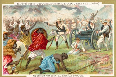 Schlacht von Adwa, Erster Italienisch-Äthiopischer Krieg von French School