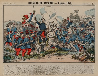 Schlacht von Bapaume, Deutsch-Französischer Krieg, 3. Januar 1871 von French School