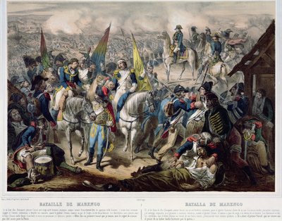 Schlacht von Marengo, 14. Juni 1800 von French School