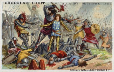 Schlacht von Poitiers, Frankreich, 1356 von French School