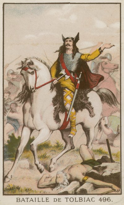 Schlacht von Tolbiac, 496 von French School