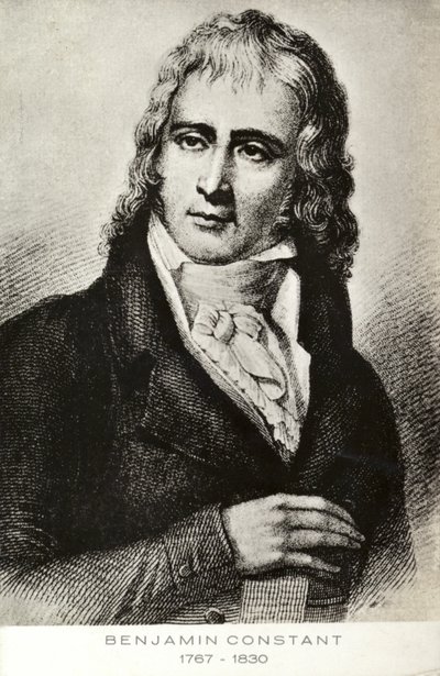 Benjamin Constant (1767-1830), schweizerisch-französischer Politiker und Autor von French School