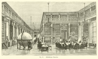 Bibliothek Mazarine von French School