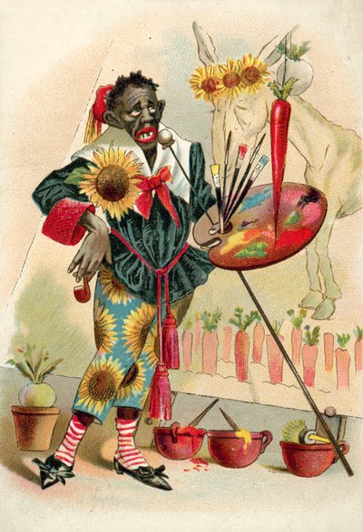 Schwarzer Künstler von French School