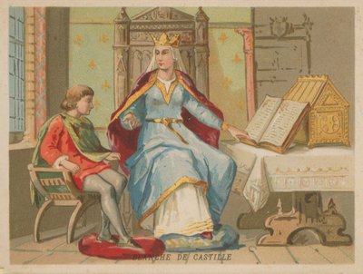 Blanche von Kastilien, Königin von Frankreich als Ehefrau von Ludwig VIII. (1188-1252) von French School