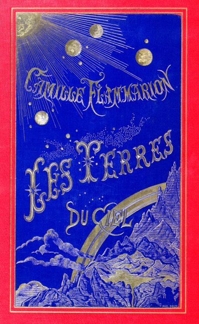Buchumschlag für Les Terres du Ciel, geschrieben von Camille Flammarion (1842-1925) 1877 (Leder) von French School
