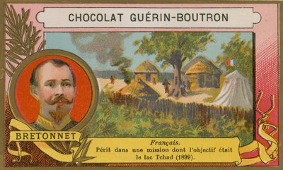 Bretonnet, französischer Soldat und Entdecker des 19. Jahrhunderts von French School