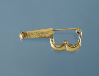 Brosche im pompejanischen Stil, gehörte Caroline Murat (Gold) von French School