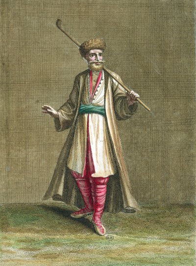Bulgarische Tracht, Illustration aus Recueil de Costumes du Levant, 1707-8 von French School