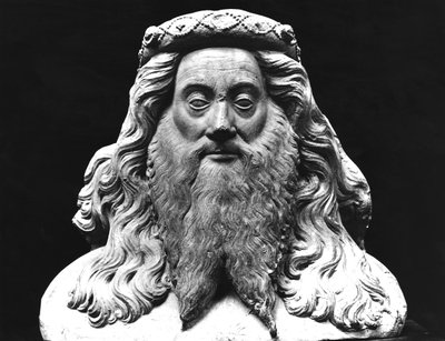 Büste von der Grabstatue von Jean II de Vienne (gest. 1435), Seigneur von Pagny, genannt mit dem langen Bart, Original aus dem 15. Jahrhundert von French School