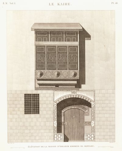 Kairo: Erhebung des Hauses von Ibrahim Kikheyd el Sennary von French School