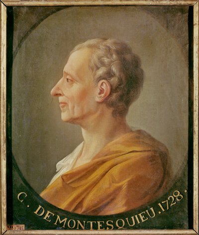 Charles Baron de Montesquieu, Staatsmann und Philosoph von French School