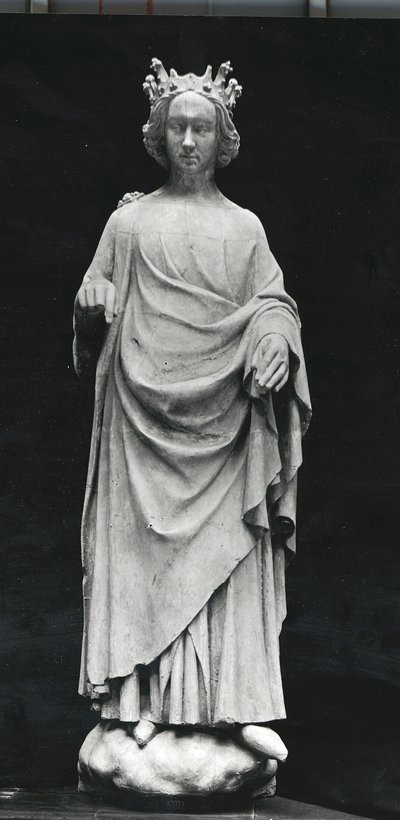 Karl VI., König von Frankreich, aus dem Palais de Justice in Poitiers, Original Ende des 14. Jahrhunderts (Gipsabdruck) von French School