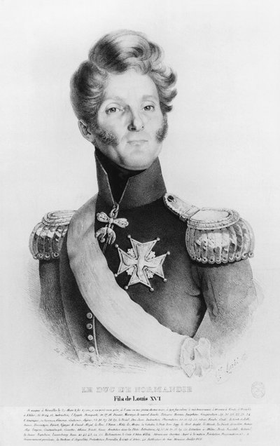 Charles de Bourbon, Herzog der Normandie, oder Baron Richemont, Thronprätendent von Frankreich als König Ludwig XVII., ca. 1831-35 von French School