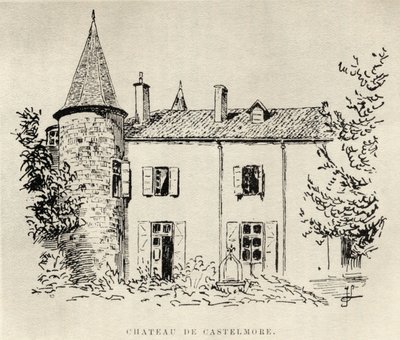 Chateau de Castelmore, aus Memoires de Charles de Batz-Castelmore Comte d