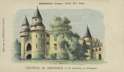 Schloss Grignols, Grignols, Dordogne von French School