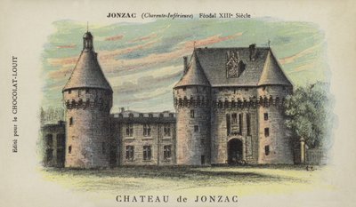 Schloss Jonzac, Jonzac, Charente-Inferieure von French School