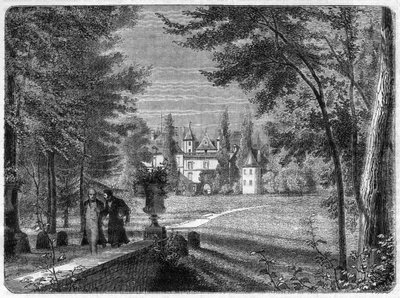 Schloss Savigny-sur-Orge (Savigny sur Orge) Residenz von Louis, Nicolas DAVOUT (1770-1823) Marschall des Kaiserreichs - in „Histoire de l