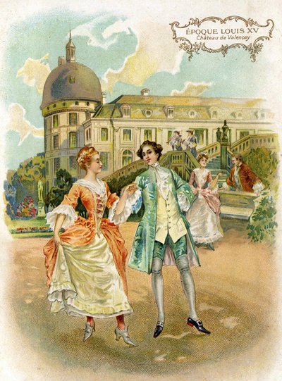 Schloss Valençay (Indre) zur Zeit von Ludwig XV. von French School