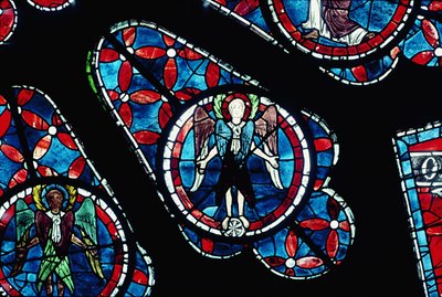Cherubim auf Rad (Detail) von French School