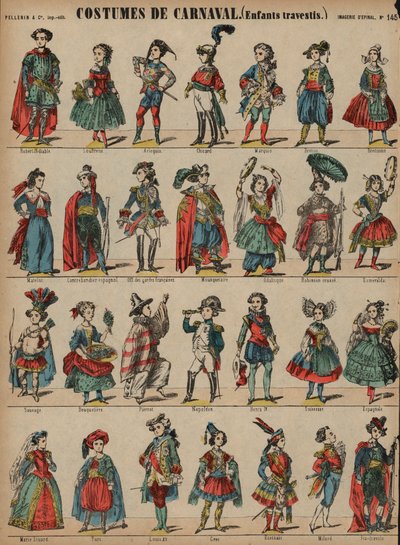 Kinderkarnevalskostüme von French School