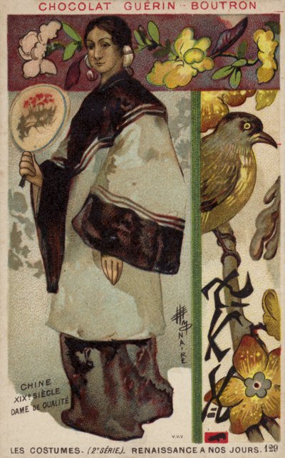 Chinesische Dame, 19. Jahrhundert von French School