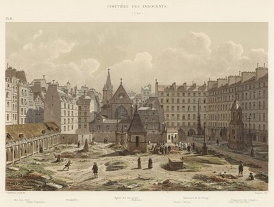 Friedhof der Unschuldigen, 1750 von French School