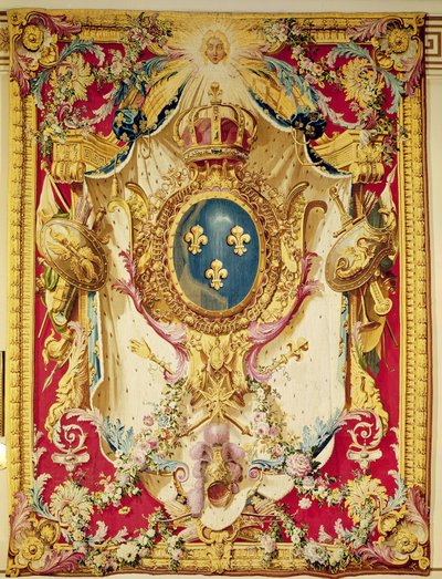 Wappen der französischen Königsfamilie von French School