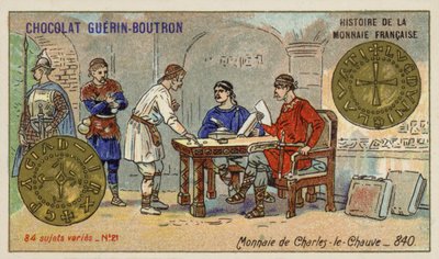 Münzen von Karl dem Kahlen, 840 von French School