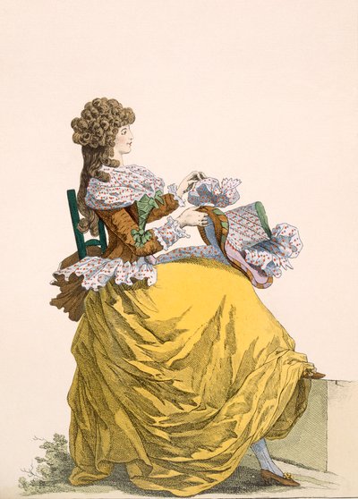 Colinette, Platte Nr. 315 aus Galeries des Modes et Costumes Francais, ca. 1778-87 von French School