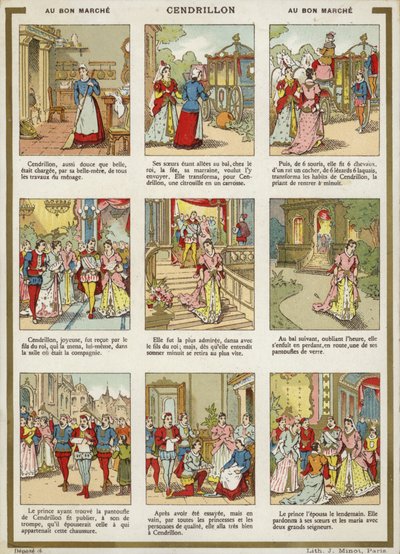 Comicstrip - Aschenputtel von French School