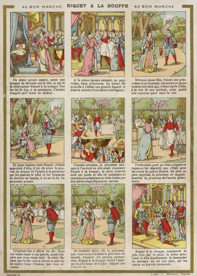 Comicstrip - Riquet mit dem Schopf von French School