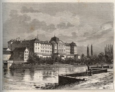 Commercy - La Meuse (55), Lothringen, Frankreich - Gravur in „La France illustree: geographie, histoire, administration statistique“ von V.A. Malt-Brown. 1884 von French School