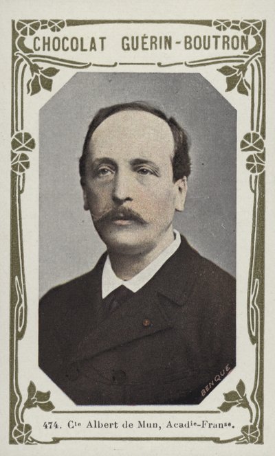 Graf Albert de Mun, Akademie-Francaise von French School