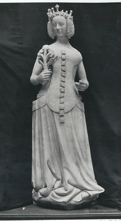 Kopie einer Statue von Isabella von Bayern (1371-1435) von French School