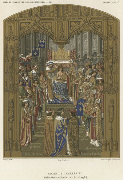 Krönung von Karl VI. von French School