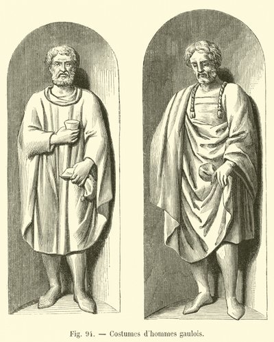 Kostüme gallischer Männer von French School