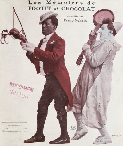 Titelblatt der Memoiren von Footit und Chocolat von French School